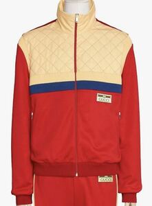 新品 未使用 グッチ メンズ ジャージ スウェット ジップ ジャケット イタリア製 GUCCI JACKET キルト ブルゾン ジャンパー アウター