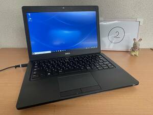 ②▼DELL Latitude 5280▲ノートパソコン▼Core i7-7600/2.80GHz/16GB/SSD500GB/Win10/12.5型/解像度1920×1080▲H0001395