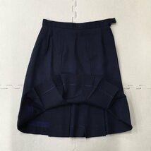 A84/(中古)栃木県 石橋高校 女子制服3点 /M/L/W66/夏ベスト/半袖ブラウス/夏スカート/紺/GREEN MATE/夏服/夏用/学生服/卒業生品_画像7