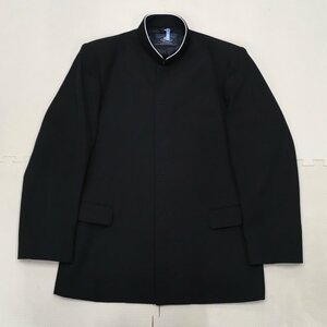 A201/Y(中古) 校名不明 男子制服 1点 /Cランク/180A/学ラン/黒/ラウンドカラー/富士ヨット/冬服/冬用/中学校/高校/標準型学生服