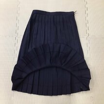 O114/(中古)兵庫県 宝殿中学校 女子制服2点 /12/W62-69/丈66/冬セーラー/冬スカート/紺3本ライン/紺/SHIMOKAWA/高校/女子学生/制服/学生服_画像8