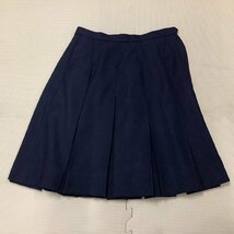 I85/Y(中古)東北方面 女子制服3点 /校名不明/165A/W63/L/ブレザー/ブラウス/スカート/フック式/KANKO/紺/冬服/中学/高校/学生服_画像4