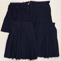 A134/(中古/箱) 女子制服 冬スカート 7点 /紺色/W62/W63/W66/W67/W68/中学校/高校/制服/学生服/冬用/冬服/女子学生/まとめ売り_画像2