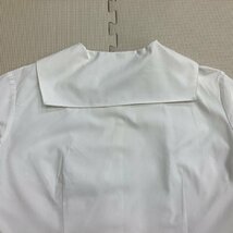 I91/Y(中古)女子制服2点 /校名不明/大きめ/BM/W78/丈57/セーラーブラウス/夏スカート/白/グレーチェック/VARSITYMATE/Predichant/学生服_画像5