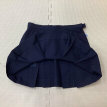 I98/Y(中古)東北方面 女子制服1点 /校名不明/W71/丈41/冬スカート/紺/冬用/ミニスカート/変形ヒダ/女子学生/学生服_画像2