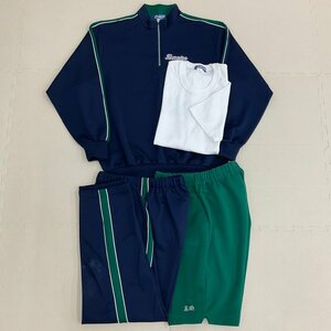 U152/T461 ( used ) Tochigi prefecture black . high school gym uniform 4 point /. name go in /M/L/ long sleeve / short sleeves / long trousers / shorts /NIKKO/ navy blue / green / jersey / motion put on / man ./. industry raw goods /