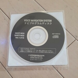 トヨタ純正 ナビ プログラムディスク Ver.1.01G