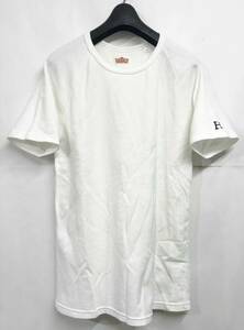 H.R.MARKET Hollywood Ranch Market H embroidery short sleeves cut and sewn white 4 T-shirt Tee....