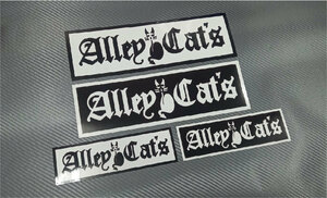 アーリーキャッツ ステッカー4枚セット・Alley Cats・弥生・ピエロ・CSR・スペクター・暴走族・旧車會