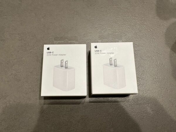 Apple純正品 iPhone iPod USB電源アダプタ 携帯 USB POWER ACアダプタ2セット 未開封･開封のみ