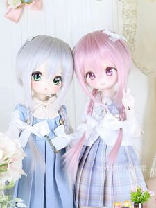 BJDドール用ウィッグ 8-9インチ MDD/kumako/DDサイズ通用 全2色 1/3 球体関節人形 doll