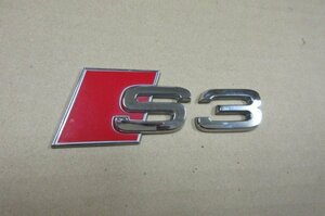 ★2011年 アウディ S3 スポーツバック ABA-8PCDLF リアゲート S3 エンブレム 送料込み★