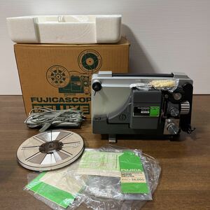 1円スタート FUJICASCOPE M25 DELUXE 映写機 昭和レトロ 箱付き 売り切り FUJI FILM