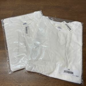 LOOK by BEAMS mini(ルック バイ ビームス ミニ) 白 プリントTシャツ 150cm ユニセックス 子供 2枚セット 未開封 半袖 プレゼント (2-1