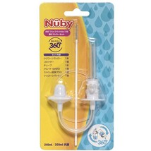 Nuby フリップイットカップ用替えストローセット×3個_画像2