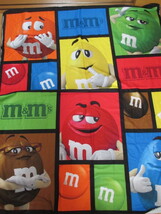 即決★M&M'S　m&m's エムアンドエムズ　チョコレート　キャラクター　ブランケット・未使用_画像1