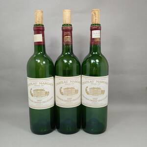 ◆シャトー マルゴー CHATEAU MARGAUX 1997 空ボト ル 空瓶 3本セット◆KAS30997.956