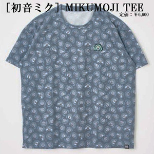  Hatsune Miku MIKUMOJI TEE короткий рукав футболка многоцветный M размер Hatsune Miku ×R4G мужской женский L бесплатная доставка 