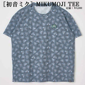 初音ミク MIKUMOJI TEE　半袖Tシャツ マルチカラー Mサイズ 初音ミク×R4G メンズ　レディースL　送料無料