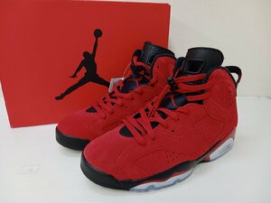 [16A-510-041-1] 未使用 NIKE ナイキ Air Jordan 6 Retro Toro Bravo CT8529-600 サイズ28cm レッド