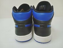 [16A-59-036-1] ◎ NIKE AIR JORDAN 1 MID ナイキ ダークマリーナブルー 554724-068 スニーカー サイズ 26.5cm メンズ 中古 タグ付き_画像6