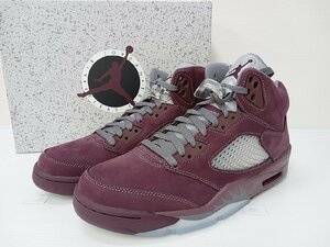 [16A-510-068-1] 美品 NIKE AIR JORDAN 5 RETRO SE Burgundy ナイキ エアジョーダン 5 レトロ DZ4131-600 28cm タグ付き