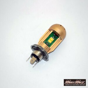 バイク/カー用品 LEDヘッドライト H4 ヘッドライトランプ 6000K ホワイト発光 12V 2個SET/ロードスター タウンボックス N-BOX【送料800円】