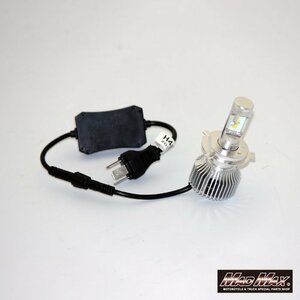 バイク/カー用品 LEDヘッドライト H4 ヘッドライトランプ 6000K ホワイト発光 12V 2個SET/カローラ ハイエース シビック【送料800円】