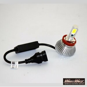 バイク/カー用品 LEDヘッドライト H11 フォグランプ 6000K ホワイト発光 12V 2個SET/アルファード イスト デミオ プレマシー【送料800円】