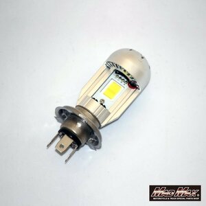 バイク/カー用品 LEDヘッドライト H4 ヘッドライトランプ 6000K ホワイト発光 12V 2個SET/プラド FJクルーザー バモス ライフ【送料800円】