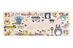 【即納】拭ける！お手入れ簡単なとなりのトトロのPVCロングマット 『お絵かき』 45×120cm センコー キッチンマット ジブリ