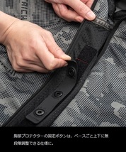 【在庫あり 即納】Mサイズ RSタイチ RSJ333 クロスブラック　エアー トラック パーカ CROSS BLACK M (春夏モデル) メッシュモデル_画像4