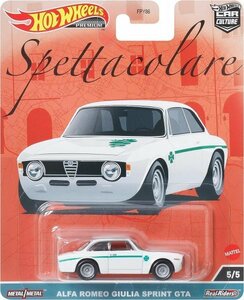 即決☆☆アルファロメオ ジュリア スプリント GTA ALFA ROMEO GIULIA SPRINT ホットウィール(Hot Wheels) スペッタコラーレ ☆