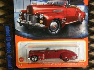 即決☆☆MB 1941 CADILLAC SERIES 62 CONVERTIBLE COUPE キャデラック　コンバーチブル　クーペ　　MATCHBOX マッチボックス