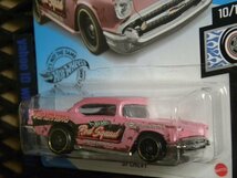 即決☆☆'57 CHEVY ROD SQUAD ピンク 　ホットウィール Hot Wheels_画像4