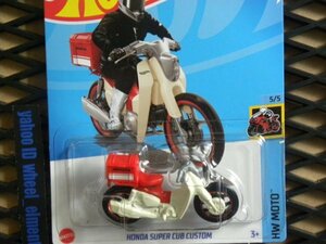 即決☆☆HONDA SUPER CUB CUSTOM ホンダ　スーパーカブ　カスタム　ホットウィール Hot Wheels