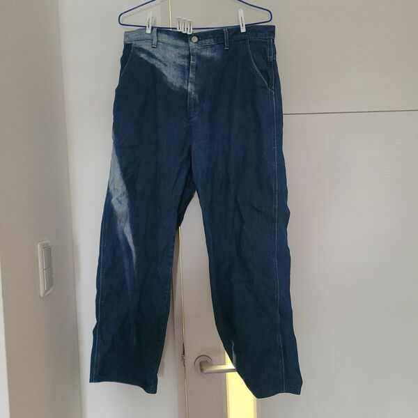 【美品】AURALEE　 SUN FADE BLEACH LIGHT DENIM