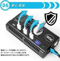 12V車/24Vトラック　用 カーインバーター 車載充電器 120W DC12V 24V をAC110Vに変換 修正弦波 カーチャ_画像7