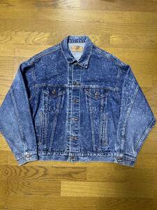 リーバイス　ギャランティックウォッシュ　size L 506Levi''s デニムジャケット USA製 ビッグE 3rd ビンテージ ジージャン Gジャン