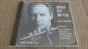 デイヴ パニシ　Dave Panichi　ブルース フォー マッコイ　Blues For McCoy　CD　中古