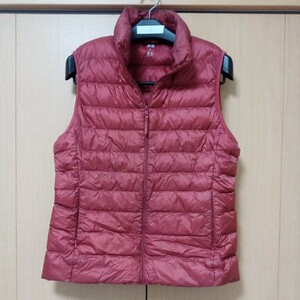 Uniqlo Ultra Light Down Vest Ladies XL Brown