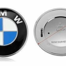 即日発送 BMW 78mm 純正 OE ボンネット トランク サイド リヤ エンブレム E65 E66 X5　E53 Z3　など_画像4