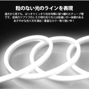 送料無料 RGB16色 次世代ネオンled AC100V ACアダプター/リモコン付き 600SMD/5M 5m/set EL蛍光チューブ管 間接照明/棚照明/ledテープの画像5