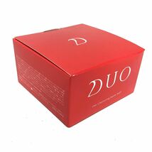 ★送料無料★ 新品未使用 DUO デュオ ザクレンジングバーム ホット 赤 90g メイク落とし 化粧落とし クレンジング バーム W洗顔 洗顔_画像3