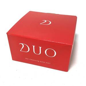 ★送料無料★ 新品未使用 DUO デュオ ザクレンジングバーム ホット 赤 90g メイク落とし 化粧落とし クレンジング バーム W洗顔 洗顔