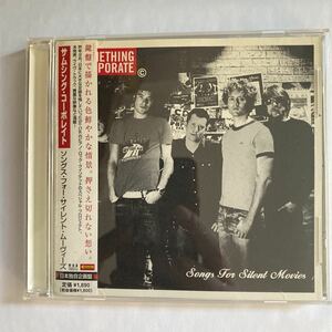 CD ★ 中古 『 Songs For Silent Movies 』中古 Something Corporate