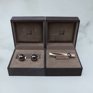  dead stock goods dunhill Dunhill cuffs necktie pin cuff links 