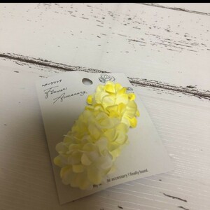 A57 new goods hair clip yellow color yellow flower yukata coming-of-age ceremony lady's hair accessory accessory hairpin fashion miscellaneous goods small articles 
