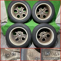 TOYOTA トヨタ アルファード 純正 17インチ 7.0J +45 PCD114.3 5H【215/60R17】WINTERMAX 2016年 6分山 冬 スタッドレスタイヤ付4本セット_画像7