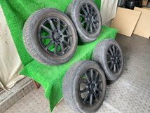 AQUA 15インチ 6.0J +50 PCD114.3 5H【195/65R15】ENA SAVE 2017年製 4分山 夏 ラジアルタイヤ付4本セット！トヨタ 日産 ホンダ などに_画像2